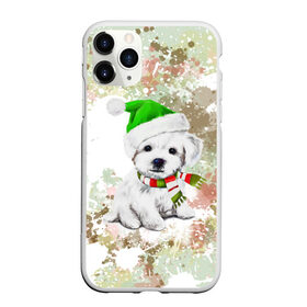 Чехол для iPhone 11 Pro Max матовый с принтом Щенок в Курске, Силикон |  | dog | животные | милота | собака | текстура | щенок