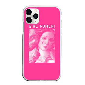 Чехол для iPhone 11 Pro Max матовый с принтом Girl Power! в Курске, Силикон |  | Тематика изображения на принте: fem | trend | venus | венера | давид | картина | леонардо да винчи | мона лиза | тренд