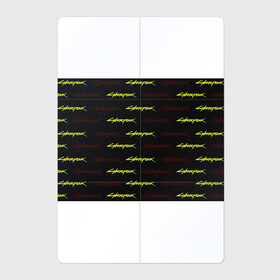Магнитный плакат 2Х3 с принтом Cyberpunk 2077 паттерн в Курске, Полимерный материал с магнитным слоем | 6 деталей размером 9*9 см | 2077 | action | cyberpunk | cyberpunk 2077 | rpg | игра | киберпанк | найт сити | рпг