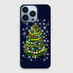 Чехол для iPhone 13 Pro с принтом Новогодняя Ёлка в Курске,  |  | 2021 | 21 | 2k21 | 2к21 | chrystmas | marry | new | santa | snow | xmas | year | гирлянда | гирлянды | год | годом | елка | елки | ёлочка | клаус | лес | мороз | настроение | новогоднее | новогоднему | новый | новым | по | рождество | с