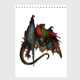 Скетчбук с принтом Всадник на драконе в Курске, 100% бумага
 | 48 листов, плотность листов — 100 г/м2, плотность картонной обложки — 250 г/м2. Листы скреплены сверху удобной пружинной спиралью | dark | dragon | evil | fly | magic | rider | rpg | skull | всадник | дракон | зло | летающий | магия | рпг | тьма | череп