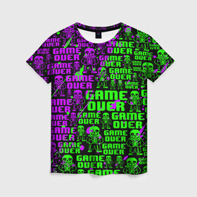 Женская футболка 3D с принтом UNDERTALE в Курске, 100% полиэфир ( синтетическое хлопкоподобное полотно) | прямой крой, круглый вырез горловины, длина до линии бедер | undertale | андертейл | игра андертейл | игра. | русский андертейл | тоби фокс