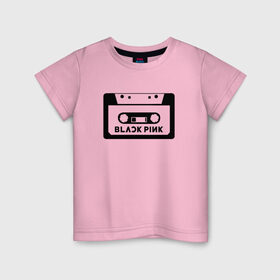 Детская футболка хлопок с принтом BLACKPINK в Курске, 100% хлопок | круглый вырез горловины, полуприлегающий силуэт, длина до линии бедер | 