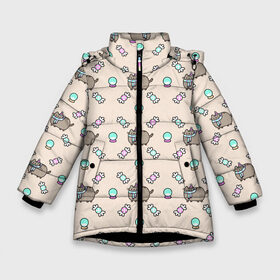 Зимняя куртка для девочек 3D с принтом Котик Паттерн в Курске, ткань верха — 100% полиэстер; подклад — 100% полиэстер, утеплитель — 100% полиэстер. | длина ниже бедра, удлиненная спинка, воротник стойка и отстегивающийся капюшон. Есть боковые карманы с листочкой на кнопках, утяжки по низу изделия и внутренний карман на молнии. 

Предусмотрены светоотражающий принт на спинке, радужный светоотражающий элемент на пуллере молнии и на резинке для утяжки. | 2020 | 2021 | 2022 | 2023 | 2024 | 2025 | merry christmas | new year | вязание | вязаный | год | дед | елка | елки | киса | кот | котик | лес | мороз | нг | новый | новый год | олени | олень | оленями | рождество | свитер | снегурочка