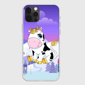 Чехол для iPhone 12 Pro Max с принтом Милый бык в Курске, Силикон |  | 2021 | 7 января | bull | newyear | santa | бык | быки | бычок | год быка | дед мороз | корова | новогодние каникулы | новогодние праздники | новый 2021 | новый год | новый год 2021 | рождество | сани | санта | санта клаус