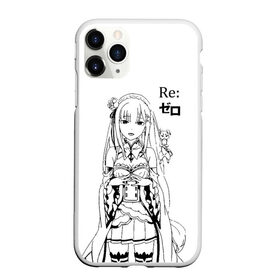 Чехол для iPhone 11 Pro матовый с принтом ReZero в Курске, Силикон |  | anime girl | anime heroes | emilia | girl | kawaii | ram | re zero | re:zero | rem | девочка | девушка | жизнь с нуля в альтернативном мире | кавайный | логотипы аниме | персонажи аниме | рам | ре зеро | рем | эмилия