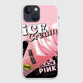 Чехол для iPhone 13 mini с принтом BLACKPINK ICE CREAM в Курске,  |  | black pink | blackpink | ice cream | k pop | блэкпинк | дженни | джису | к поп | лиса | розэ