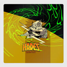 Магнитный плакат 3Х3 с принтом Hades (Зевс) в Курске, Полимерный материал с магнитным слоем | 9 деталей размером 9*9 см | Тематика изображения на принте: hades | аид | загрей | зевс | игра | олимп