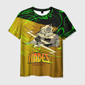 Мужская футболка 3D с принтом Hades (Зевс) в Курске, 100% полиэфир | прямой крой, круглый вырез горловины, длина до линии бедер | Тематика изображения на принте: hades | аид | загрей | зевс | игра | олимп