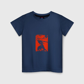Детская футболка хлопок с принтом Dark Souls в Курске, 100% хлопок | круглый вырез горловины, полуприлегающий силуэт, длина до линии бедер | dark souls | дарк соулс | игра | персонаж | рпг | рыцарь | средневековье | тёмные души