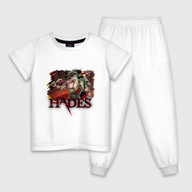 Детская пижама хлопок с принтом Hades Zagreus (Z) в Курске, 100% хлопок |  брюки и футболка прямого кроя, без карманов, на брюках мягкая резинка на поясе и по низу штанин
 | 