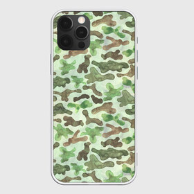 Чехол для iPhone 12 Pro Max с принтом Весенний камуфляж в Курске, Силикон |  | 23 февраля | армия | военная | зелень | камуфляж | листья | маскировка | паттерн | солдат | текстуры