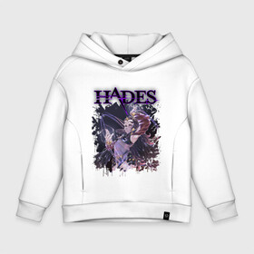 Детское худи Oversize хлопок с принтом Hades Nyx (Z) в Курске, френч-терри — 70% хлопок, 30% полиэстер. Мягкий теплый начес внутри —100% хлопок | боковые карманы, эластичные манжеты и нижняя кромка, капюшон на магнитной кнопке | aid | hades | nyx | roguelike | thanatos | zagreus | аид | гадес | загрей | никс | рогалик | танатос