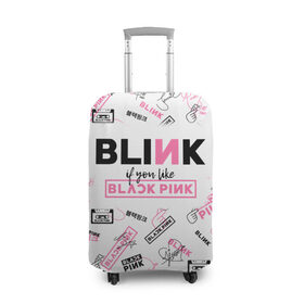 Чехол для чемодана 3D с принтом BLACKPINK в Курске, 86% полиэфир, 14% спандекс | двустороннее нанесение принта, прорези для ручек и колес | black pink | blackpink | k pop | блэкпинк | дженни | джису | к поп | лиса | розэ