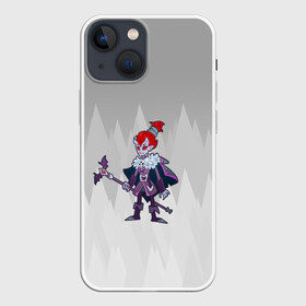 Чехол для iPhone 13 mini с принтом Worthy Heart hunter   вампир демон в Курске,  |  | worthy heart hunter | вампир | герой | демон | красные волосы | посох