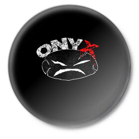 Значок с принтом Onyx в Курске,  металл | круглая форма, металлическая застежка в виде булавки | fredro starr | onyx | rap | sonny seeza | sticky fingaz | оникс | рэп