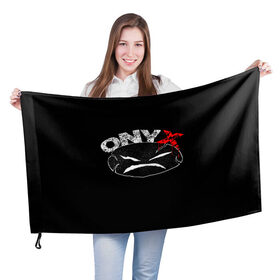 Флаг 3D с принтом Onyx в Курске, 100% полиэстер | плотность ткани — 95 г/м2, размер — 67 х 109 см. Принт наносится с одной стороны | fredro starr | onyx | rap | sonny seeza | sticky fingaz | оникс | рэп