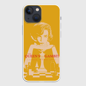 Чехол для iPhone 13 mini с принтом Ход королевы в Курске,  |  | the queens gambit | графика | девушка | королева | шахматы