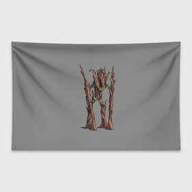 Флаг-баннер с принтом Магическое дерево в Курске, 100% полиэстер | размер 67 х 109 см, плотность ткани — 95 г/м2; по краям флага есть четыре люверса для крепления | branch | magic | monster | tree | великан | ветки | дерево | кора | стоит