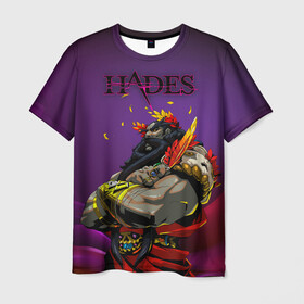 Мужская футболка 3D с принтом Hades в Курске, 100% полиэфир | прямой крой, круглый вырез горловины, длина до линии бедер | game | games | hades | аид | арт | загрей | хадес | хадэс