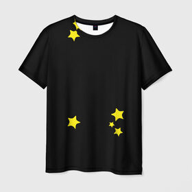 Мужская футболка 3D с принтом Звездочки в Курске, 100% полиэфир | прямой крой, круглый вырез горловины, длина до линии бедер | family | family look | детские | для всей семьи | семейные | семья | фэмили лук