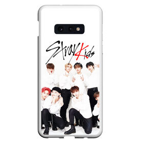 Чехол для Samsung S10E с принтом STRAY KIDS в Курске, Силикон | Область печати: задняя сторона чехла, без боковых панелей | bang chan | changbin | felix | han | hyunjin | i.n. | k pop | lee know | seungmin | skz | stray kids | идолы | к поп