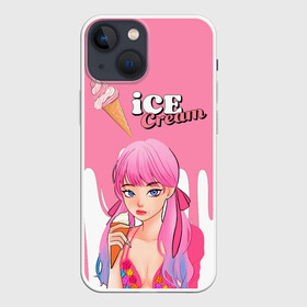 Чехол для iPhone 13 mini с принтом BLACKPINK Ice Cream в Курске,  |  | blackpink | blink | bts | exo | icecream | jennie | jisoo | korea | kpop | lisa | love | rose | блекпинк | девушки | корея | кпоп | музыка