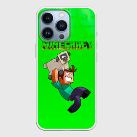 Чехол для iPhone 13 Pro с принтом Minecraft в Курске,  |  | minecraft | алекс | белый | блоки | ведьма | взрывчатка | визера | волк | гаст | добывать | дракон | зеленый куб | зомби | игра | крафт | крипер | кубики | лошадка | майн | майнкрафт | манкрафт | овечка | оцелот