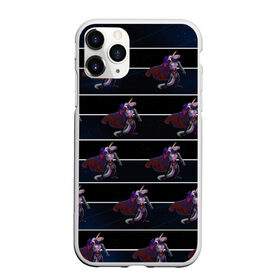 Чехол для iPhone 11 Pro Max матовый с принтом Злобный Суперконь в Курске, Силикон |  | Тематика изображения на принте: единорог | конь | космос | радуга