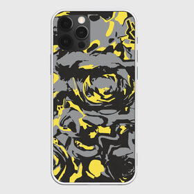 Чехол для iPhone 12 Pro Max с принтом Камень золото кара в Курске, Силикон |  | абстракция | жёлтый | золото | камень | кора | краска | пятна | узор | фантастик | футуризм | цвета 2021 | цветы