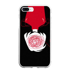 Чехол для iPhone 7Plus/8 Plus матовый с принтом любовь в Курске, Силикон | Область печати: задняя сторона чехла, без боковых панелей | Тематика изображения на принте: влюбленных | день святого валентина | для двоих | для пар | милый | мишка | парные | подарок