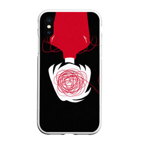 Чехол для iPhone XS Max матовый с принтом любовь в Курске, Силикон | Область печати: задняя сторона чехла, без боковых панелей | Тематика изображения на принте: влюбленных | день святого валентина | для двоих | для пар | милый | мишка | парные | подарок