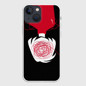 Чехол для iPhone 13 mini с принтом любовь в Курске,  |  | Тематика изображения на принте: влюбленных | день святого валентина | для двоих | для пар | милый | мишка | парные | подарок