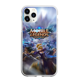 Чехол для iPhone 11 Pro Max матовый с принтом Mobile Legends (Z) в Курске, Силикон |  | 515 unite | bang bang | battle arena | moba | mobile legends | mobile legends bang bang | online battle arena