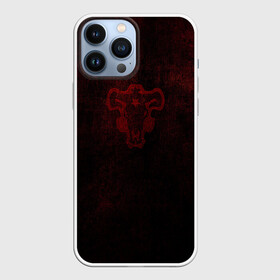 Чехол для iPhone 13 Pro Max с принтом Невероятно темный Черный Клевер в Курске,  |  | Тематика изображения на принте: asta | black clover | bulls | акума | аста | быки | демон | пятилистник | черный клевер