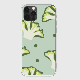 Чехол для iPhone 12 Pro Max с принтом Брокколи - зеленый узор в Курске, Силикон |  | Тематика изображения на принте: брокколи | здоровое питание | зеленый | зож | паттерн | растения | узор | фитнес