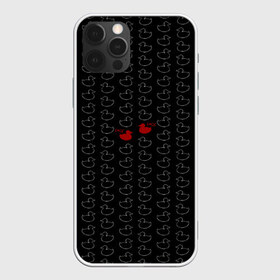 Чехол для iPhone 12 Pro Max с принтом уточки в Курске, Силикон |  | black | doodle | white | белое | забавно | минимализм | птицы | текст | утки | черное