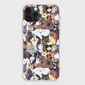 Чехол для iPhone 12 Pro Max с принтом Dogs в Курске, Силикон |  | Тематика изображения на принте: cобака | доберман | животное | звери | кинолог | корги | милый | мордочка | овчарка | паттерн | пес | пудель | стикербомбинг | щенок | я люблю собак