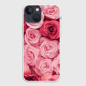 Чехол для iPhone 13 mini с принтом Розовые Розы в Курске,  |  | pink | rose | день святого валентина | красивый | любовь | прекрасный | роза | цветок | цветы