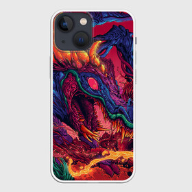 Чехол для iPhone 13 mini с принтом HYPER BEAST | СКОРОСТНОЙ ЗВЕРЬ в Курске,  |  | awp | counter strike | cs go | game | hyper beast | skin | swat | terrorist | warning | авп | автомат | винтовка | дракон | игры | компьютерная игра | контер страйк | контр страйк | кс го | монстр | оружие | скин | спецназ | хайпер бист