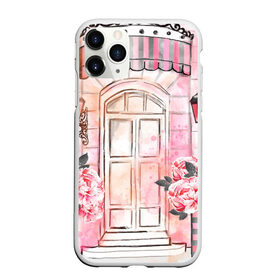 Чехол для iPhone 11 Pro Max матовый с принтом Париж в Курске, Силикон |  | красота | любовь | милота | париж | розовый
