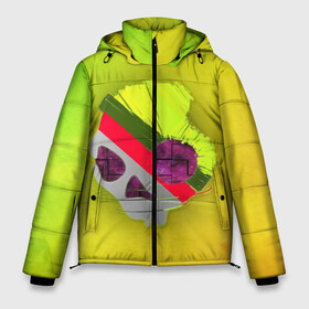 Мужская зимняя куртка 3D с принтом SKULL MINIMAL в Курске, верх — 100% полиэстер; подкладка — 100% полиэстер; утеплитель — 100% полиэстер | длина ниже бедра, свободный силуэт Оверсайз. Есть воротник-стойка, отстегивающийся капюшон и ветрозащитная планка. 

Боковые карманы с листочкой на кнопках и внутренний карман на молнии. | 1scandy | abstract | art | dead | music | rock | scandy | skeleton | skull | skullcandy | skulls | style | абстракция | арт | градиент | кости | минимализм | музыка | пират | пираты | подарок | рок | скелет | скулл | стиль | текстура | техно | 