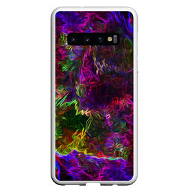 Чехол для Samsung Galaxy S10 с принтом Энергия в красках в Курске, Силикон | Область печати: задняя сторона чехла, без боковых панелей | abstract | color | energy | gradient | neon | pattern | space | texture | абстрактный | абстракция | волны | всплеск | градиент | дым | искусство | космические | краски | красочный | неон | неоновый | сияние | текстура | туман