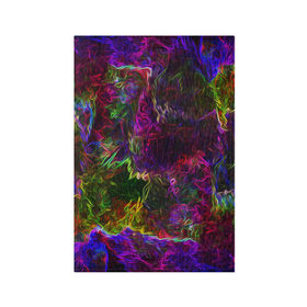 Обложка для паспорта матовая кожа с принтом Энергия в красках в Курске, натуральная матовая кожа | размер 19,3 х 13,7 см; прозрачные пластиковые крепления | Тематика изображения на принте: abstract | color | energy | gradient | neon | pattern | space | texture | абстрактный | абстракция | волны | всплеск | градиент | дым | искусство | космические | краски | красочный | неон | неоновый | сияние | текстура | туман