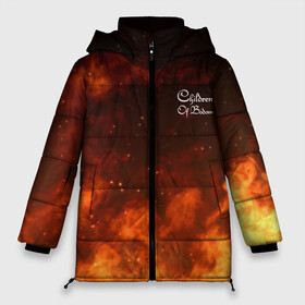 Женская зимняя куртка 3D с принтом Children of Bodom Fire (Z) в Курске, верх — 100% полиэстер; подкладка — 100% полиэстер; утеплитель — 100% полиэстер | длина ниже бедра, силуэт Оверсайз. Есть воротник-стойка, отстегивающийся капюшон и ветрозащитная планка. 

Боковые карманы с листочкой на кнопках и внутренний карман на молнии | century media | children bodom | children of bodom | fearless records | nuclear blast | spinefarm records | алекси лайхо | дети озера | дети озера бодом | дэниел фрэйберг | хенкка сеппяля | эспоо | янне вирман | яска раатикайнен