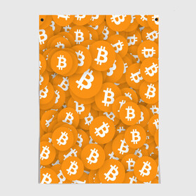 Постер с принтом Я БИТКОИН / I AM BITCOIN в Курске, 100% бумага
 | бумага, плотность 150 мг. Матовая, но за счет высокого коэффициента гладкости имеет небольшой блеск и дает на свету блики, но в отличии от глянцевой бумаги не покрыта лаком | bitcoin | btc | биткоин | валюта | деньги | криптовалюта