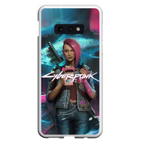 Чехол для Samsung S10E с принтом CYBERPUNK 2077 (+спина) (Z) в Курске, Силикон | Область печати: задняя сторона чехла, без боковых панелей | cd project red | cyberpunk 2077 | keanu reeves | samurai | vi | ви | киану ривз | киберпанк 2077 | самураи