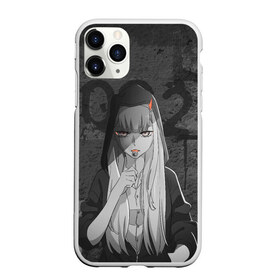 Чехол для iPhone 11 Pro матовый с принтом Zero Two в Курске, Силикон |  | darling | darling in the franxx | zero two | вайфу | зеро ту | код 002 | любимый во франксе | франкс