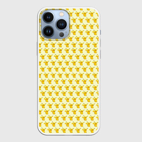 Чехол для iPhone 13 Pro Max с принтом Пикачу паттерн в Курске,  |  | Тематика изображения на принте: pikachu | pokemon | аниме | монстр | пикачу | покемон
