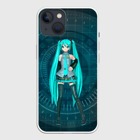 Чехол для iPhone 13 с принтом Мику Хацуне в Курске,  |  | hatsune | miku | vocaloid | вокалоид | мику | мику хацунэ | хацуне